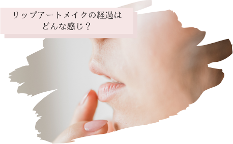 リップ アートメイクの悩み リップアートメイクの経過